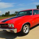 1970 Chevelle 454 SS Clone Red / Black Stripes, Black Interior, 454 V8, 3sp Auto