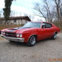 1970 CHEVELLE SS 396 AUTO 12 BOLT PS PDB BUCKETS CONSOLE BEAUTIFUL CRANBERRY RED