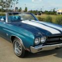 1970 Chevelle SS 396 Convertible Fathom Blue Interior &#034;Born With&#034; Drive Train
