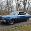 1970 CHEVELLE SS 454 4SPD BUCKETS SOLID TEXAS CAR BEAUTIFUL FATHOM BLUE NICE