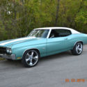 1970 CHEVELLE SS 454 FACTORY AC BUCKETS SOLID BEAUTIFUL TURQUOISE METALLIC NICE