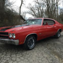 1970 CHEVELLE SS 502 4SPD AWESOME RUST FREE METAL GORGEOUS RED ON RED GREAT CAR