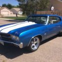 1970 Chevelle SS427, 4-Speed, A/C, Cow Induction, Gorgeous Bright Blue/White