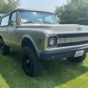 1970 Chevrolet Blazer SUV Green base