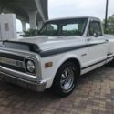 1970 Chevrolet C-10 1500 Stepside  White Pickup