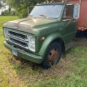 1970 Chevrolet C-50 truck, runs, drives, 350 Omaha Standard steel box with hoist