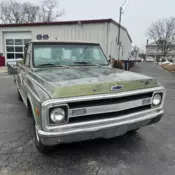 1970 Chevrolet C10 83500 Miles Green Pickup Truck 350ci V8 Turbo 400