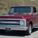 1970 Chevrolet C10 No trim field 53861 Miles Burgundy Pickup  Automatic