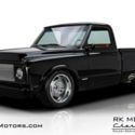 1970 Chevrolet C10 Pickup Truck Black Pickup Truck LS3 6.2L V8 6 Speed Automatic