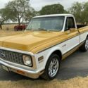 1970 Chevrolet C10 SWB 208 Miles Ochre Pickup Truck 350 V8 3 Speed Automatic