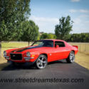 1970 Chevrolet Camaro 454 split bumper Coys chrome C-5&#039;s 79882 Miles Red Hardtop