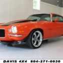 1970 CHEVROLET CAMARO RS Rally Sport Customized Restored 3670 Miles Orange Coupe