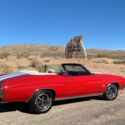 1970 Chevrolet Chevelle Malibu Convertible Convertible Red RWD Automatic