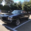 1970 CHEVROLET CHEVELLE, RUNS AMAZING! NO RESERVE FRESH PAINT, NO RUST, BLACK