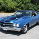 1970 Chevrolet Chevelle SS 1,151 Miles Blue Coupe  Automatic