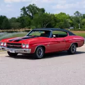 1970 Chevrolet Chevelle SS 396 Big Block, Cranberry Red