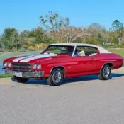 1970 Chevrolet Chevelle SS 454 Big Block with 4 Speed Cranberry Red