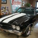 1970 Chevrolet Chevelle SS 9999 Miles Tuxedo Black w/ White Stripes  396 C.I. 4-
