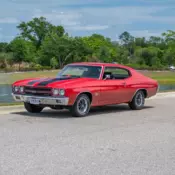 1970 Chevrolet Chevelle SS Restored, Build Sheet Cranberry Red