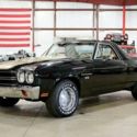 1970 Chevrolet El Camino  7856 Miles Black/Gold Pickup Truck 454ci V8 Automatic