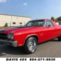 1970 CHEVROLET EL CAMINO Malibu Classic Pick Up 7489 Miles Red Truck  Automatic