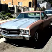 1970 Chevrolet El Camino SS, 12 bolt, 350-V8, Paint job away! Runs strong!