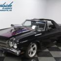 1970 Chevrolet El Camino SS 2379 Miles Black Convertible 396 V8 3 speed turbo hy