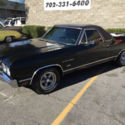 1970 Chevrolet EL CAMINO ZZ383 Stroker, 425 HP, One Owner, Triple Black,reciepts