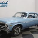 1970 Chevrolet Nova  18784 Miles Astro Blue Coupe 250 CI Inline 6 4 Speed Manual