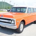 1970 CHEVROLET SUBURBAN 3-DOOR HUGGER ORANGE 3/4 TON RUNS & DRIVES GREAT!