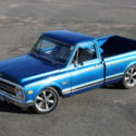 1970 Chevy C-10 Pickup Truck, Short Bed, Big Block, Blue, 20" wheels, Hot Rod
