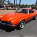 1970 Chevy Camaro  Factory Hugger Orange, Column Shift Automatic
