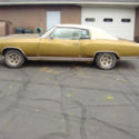 1970 Chevy Monte Carlo 400 SBC 4 speed 12 bolt barn find #&#039;s matching