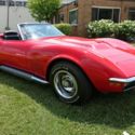 1970 Corvette Convertible - Red/Black - 350 CID - 4 Speed - Restored