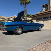 1970 Dodge Challenger 440 RT Convertible, B5 Blue with Low Miles Available Now!