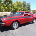 1970 Dodge Challenger T/A classic muscle car rare 4-speed red interior