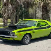 1970 Dodge Challenger T/A clone Restomod Sublime Green Inside and Out!
