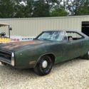 1970 Dodge Charger 500 #&#039;s Matching 383 Big Block Auto Project Runs Moves 70 NR!