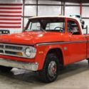 1970 Dodge D100  77597 Miles Red and White Pickup Truck 318 V8 Automatic
