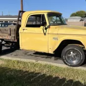 1970 Dodge D/W Series Yellow Flatbed
