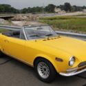 1970 FIAT 124 SPIDER  34825 Miles YELLOW CONVERTIBLE 1.3 LITER MANUAL