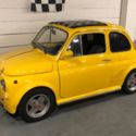 1970 Fiat 500 Yellow Abarth Upgrades 650cc Engine Nice shape No Reserve