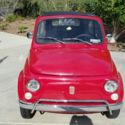 1970 Fiat 500L - Red with Black Interior