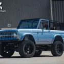 1970 Ford Bronco MAXLIDER Coyote Custom 2412 Miles Britany Blue SUV Automatic