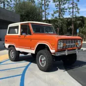 1970 Ford Bronco Wagon Orange Orange