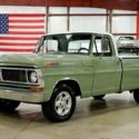 1970 Ford F100 Sport Custom 33823 Miles Green Pickup Truck 302ci V8 Automatic