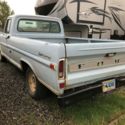 1970 Ford F100 sport custom 360 3spd on the tree factory overdrive and aux tank