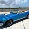 1970 Ford Mustang 2dr Conv 501 Miles Blue Classic Car 302ci Automatic