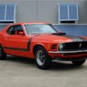 1970 Ford Mustang Boss 302 - Rotisserie Restoration - Calypso Coral