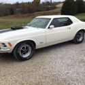 1970 Ford Mustang Coupe White RWD Manual